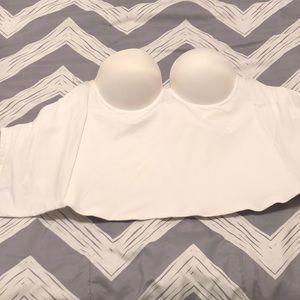 White Seamless Bustier